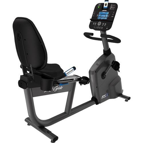 Life Fitness RS3 Lifecycle Exercise Bike With Track Console