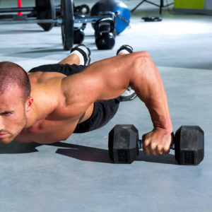 CAP RUBBER COATED HEX DUMBBELL 35 LB