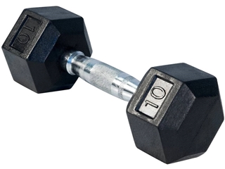 10 LBS Rubber Dumbell
