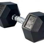40LBS Rubber Dumbbell