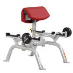 Commercial-Freeweights-CF-3555-Standing-Preacher-Curl-American-Beauty-Red