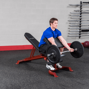 FLAT/INCLINE/DECLINE BENCH, RED FRAME - Image 9