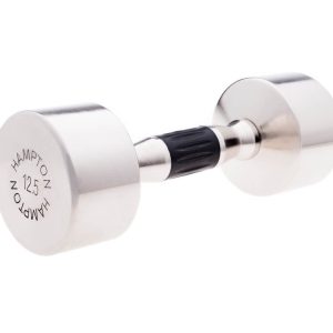 Hampton Chrome Beauty-Grip Dumbbells | 2.5-27.5LB - Image 4