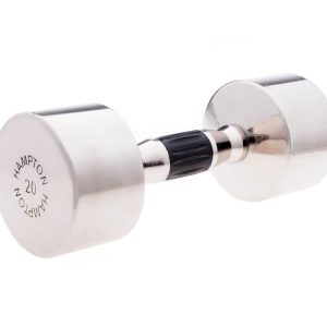 Hampton Chrome Beauty-Grip Dumbbells | 5-50LB - Image 5
