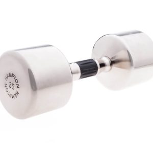 Hampton Chrome Beauty-Grip Dumbbells | 5-50LB - Image 8