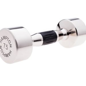 Hampton Chrome Beauty-Grip Dumbbells | 2.5-27.5LB - Image 3