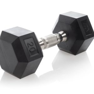 Urethane Hexagon DURA-BELL Dumbbells | 5-50LB | Pairs - Image 5