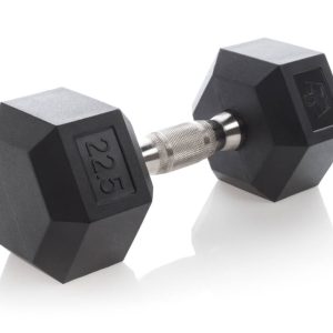 Urethane Hexagon DURA-BELL Dumbbells | 2.5-27.5LB | Pairs - Image 6