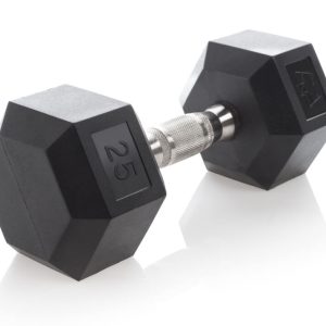 Urethane Hexagon DURA-BELL Dumbbells | 5-50LB | Pairs - Image 6