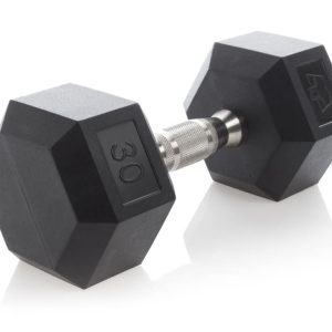 Urethane Hexagon DURA-BELL Dumbbells | 5-50LB | Pairs - Image 7