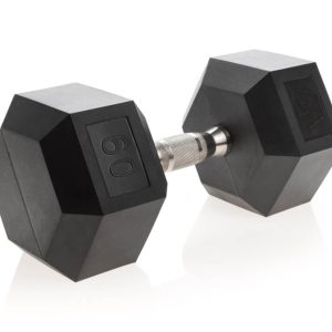 Urethane Hexagon DURA-BELL Dumbbells | 55-100LB | Pairs - Image 3