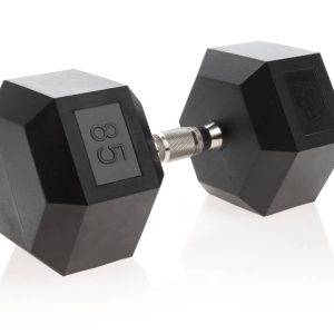 Urethane Hexagon DURA-BELL Dumbbells | 55-100LB | Pairs - Image 8