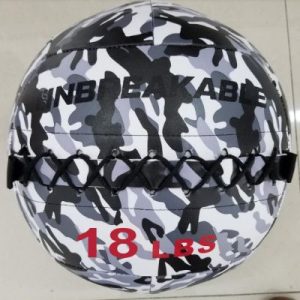 18LBS Dark Camo Print Wall Ball