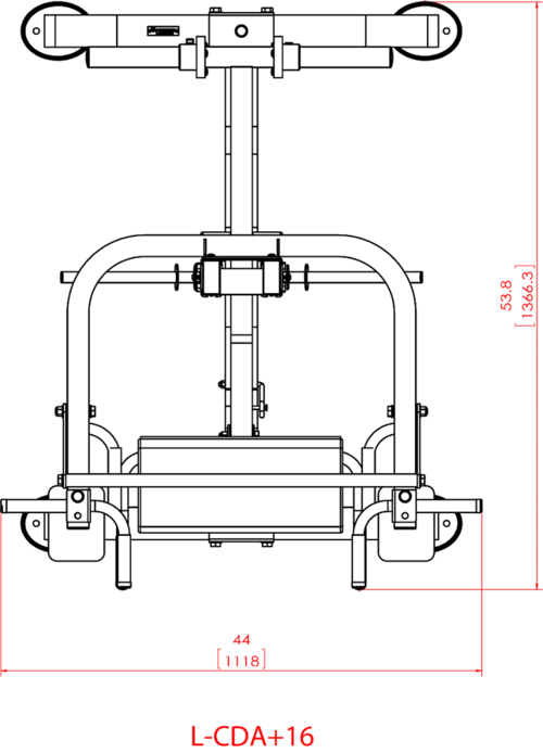 Levergym® Chin-Dip Assist diagram