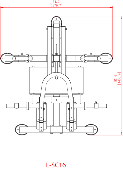 Levergym® Squat - Calf diagram