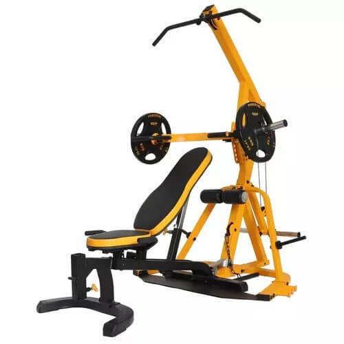 WORKBENCH LEVERGYM - Yellow with plates