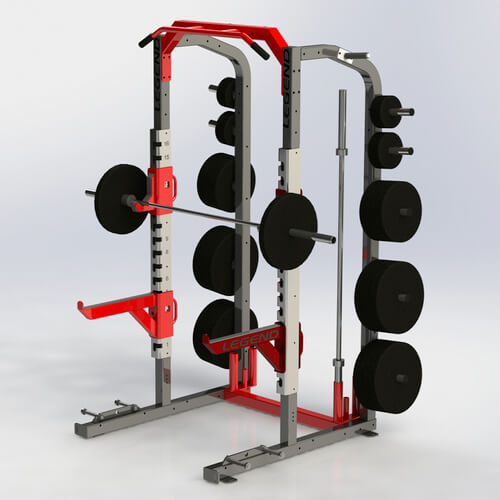 Five Peg Plate Storage for Pro & Performance Series Racks & Cages