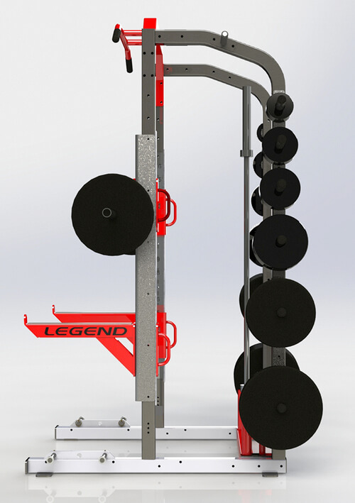 Six Peg Plate Storage for Pro & Performance Series Racks & Cages