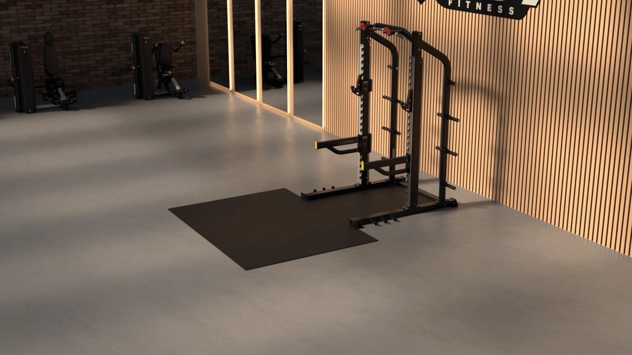 6ft rubbers lifting platform Gymstogo