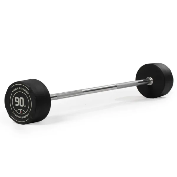 420056_01 90 LB. STRAIGHT FIXED BARBELL