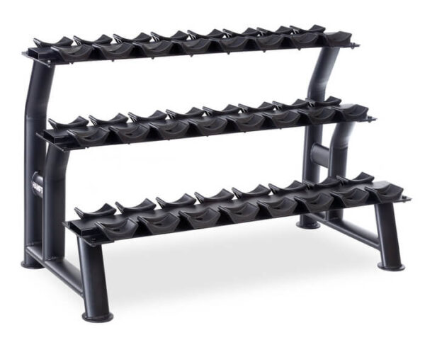 Hampton Chrome Dumbbell Saddle Rack