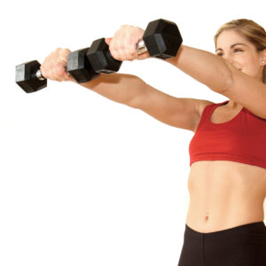 CAP RUBBER COATED HEX DUMBBELL 85 LB