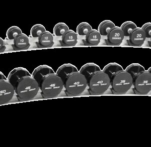2-TIER HORIZONTAL DUMBBELL RACK (10 PAIRS)
