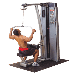 DUAL LAT/ROW-MACHINE, FREESTANDING NO STACK