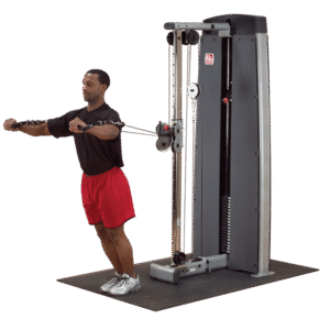 Dual Cable Column-Machine, FREESTANDING WITH STACK