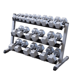 Horizontal 48" 3 Tier Dumbell Rack - Image 3