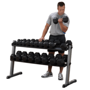 Horizontal Dumbell Rack,2 Tier