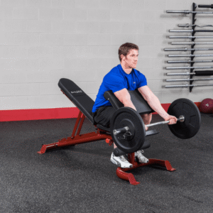 FLAT/INCLINE/DECLINE BENCH, RED FRAME - Image 9