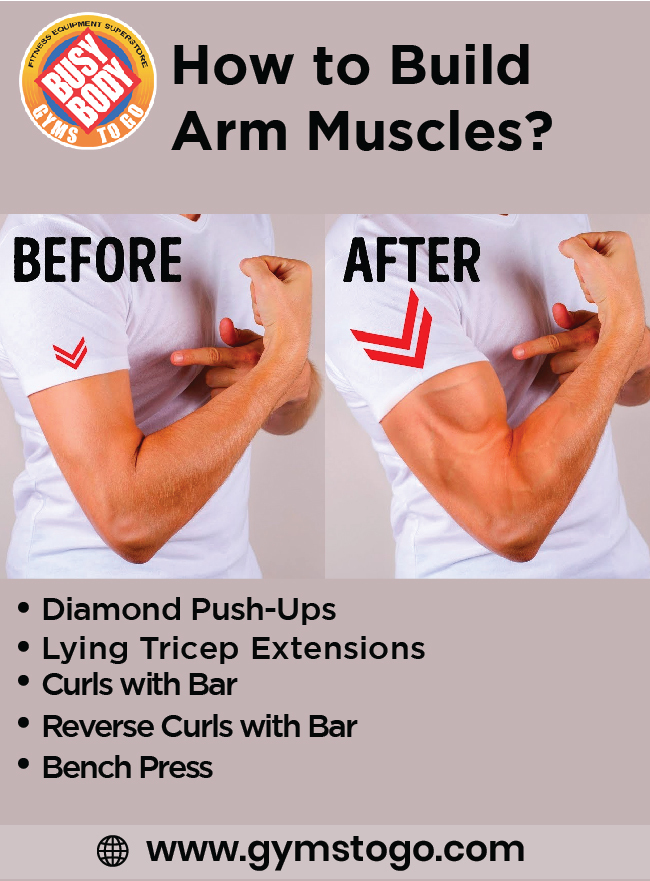 How to Build Arm Muscles? - Expert Guide: Busy Body Gyms To Go