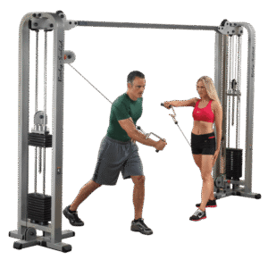 PRO CLUBLINE CABLE CROSSOVER, 2-165LB STACKS