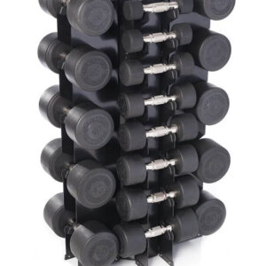 Outdoor Urethane Dura-Pro Dumbbells Set | Vertical Racking | Club Packs - Image 3
