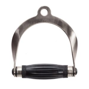 Deluxe Stirrup Chrome Handle | Urethane Ergonomic Grips | Nylon Bushings - Image 1