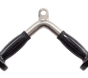 Hampton Triceps Press-Down Chrome Bar | Urethane Ergonomic Grips - Image 1