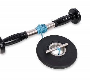 Hampton Wrist Roller Bar | Urethane Ergo Grips - Image 1