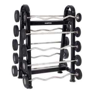 Urethane Barbells CURL & STRAIGHT Bars In 5 LB Increments
