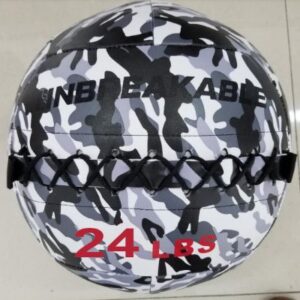 24LBS Dark Camo Print Wall Ball