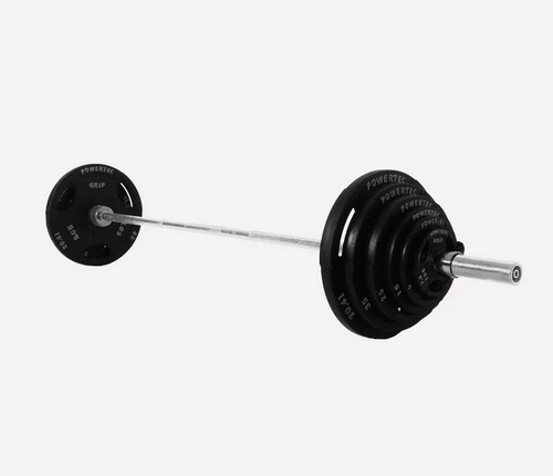 Olympic Bar And Plates 390 Lbs. Heavy Set
