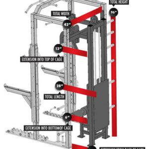 Fusion 1 Inside Lat Pulldown Seated Row Module