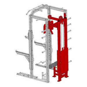 Fusion 1 Inside Lat Pulldown Seated Row Module