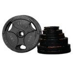 Olympic Bar And Plates 390 Lbs. Heavy Set | Yellow | Black