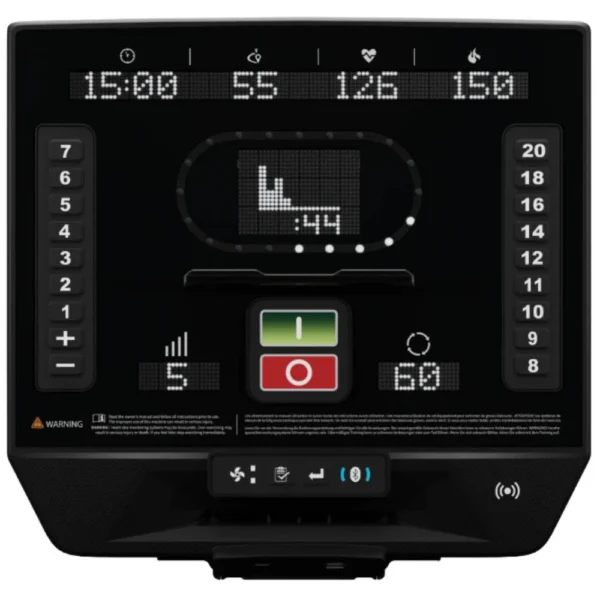 8 series bike elliptical stepmill led Console