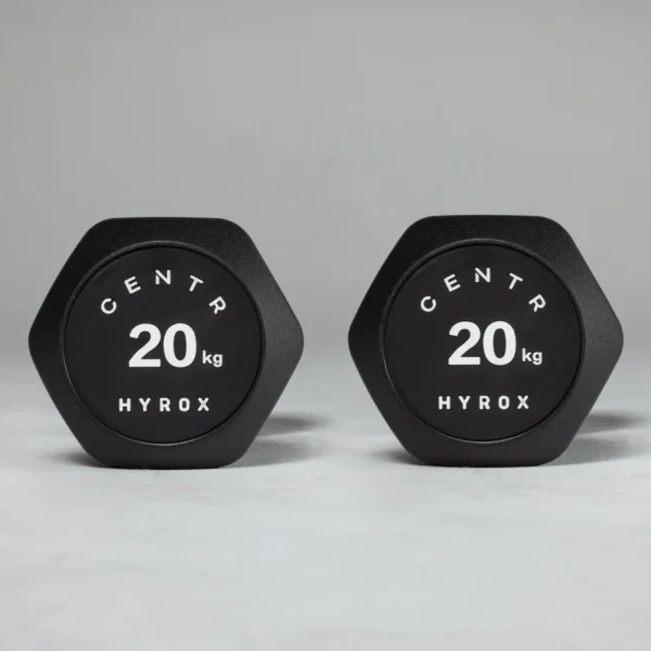 20 kg Centr x HYROX Perform Series Urethane Dumbbell
