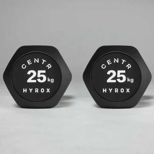 25 kg Centr x HYROX Perform Series Urethane Dumbbell
