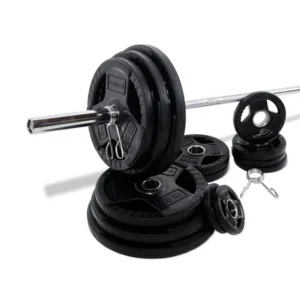 Centr 300 lb Olympic Weight Set with Bar
