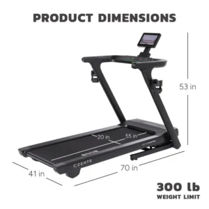 Centr Runr-S Folding Treadmill with 10" Touchscreen (110v)