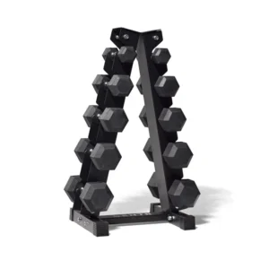 Centr Dumbbell Weight Set with Rack - 5 - 25 lb